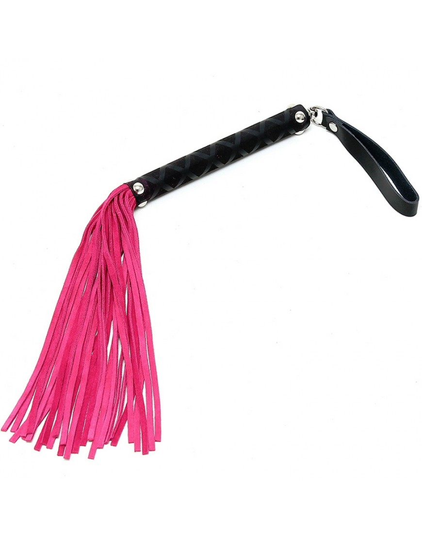 Electric pink Flogger Whip SMALL