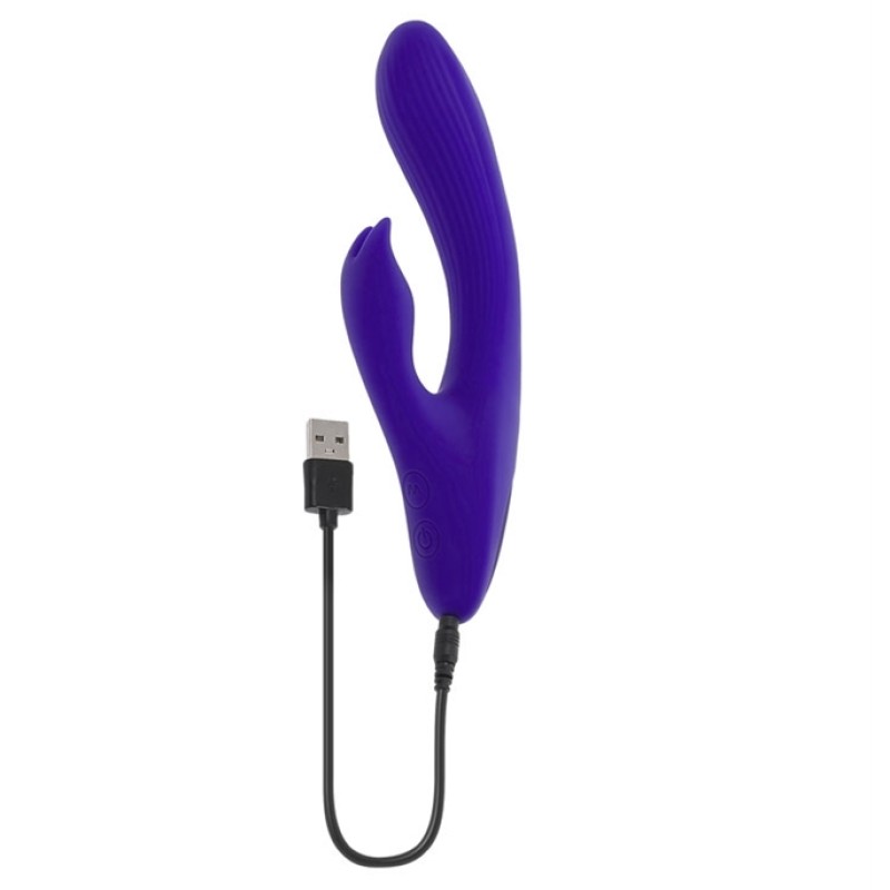 Poseable Bunny - Silicone Rechargeable - Purple