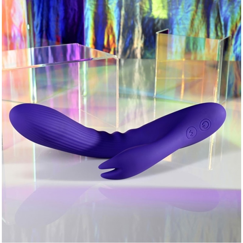 Poseable Bunny - Silicone Rechargeable - Purple