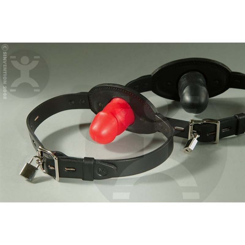 Penis Gag with Leather Straps