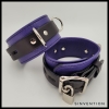 Salvation Ankle Cuffs in Bright Purple & Black