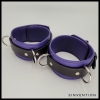 Salvation Ankle Cuffs in Bright Purple & Black