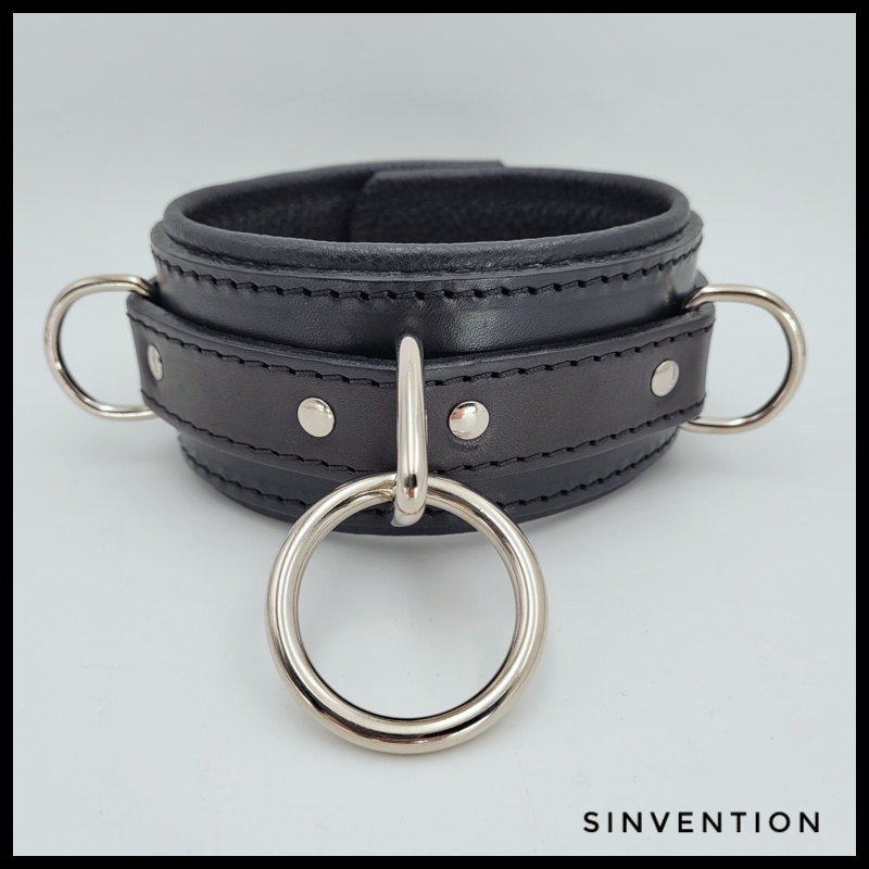 Purgatory Slave Collar with O-Ring & Dees