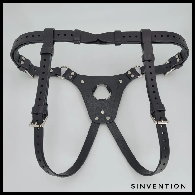 leather-dildo- strap-on-harness-with-rings