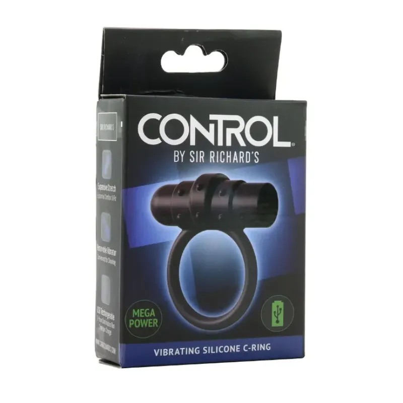 Control Vibrating Mega Power Silicone C-Ring