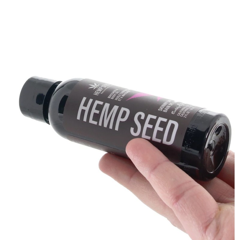 Hemp Seed Massage Oil 2oz/60ml in Skinny Dip