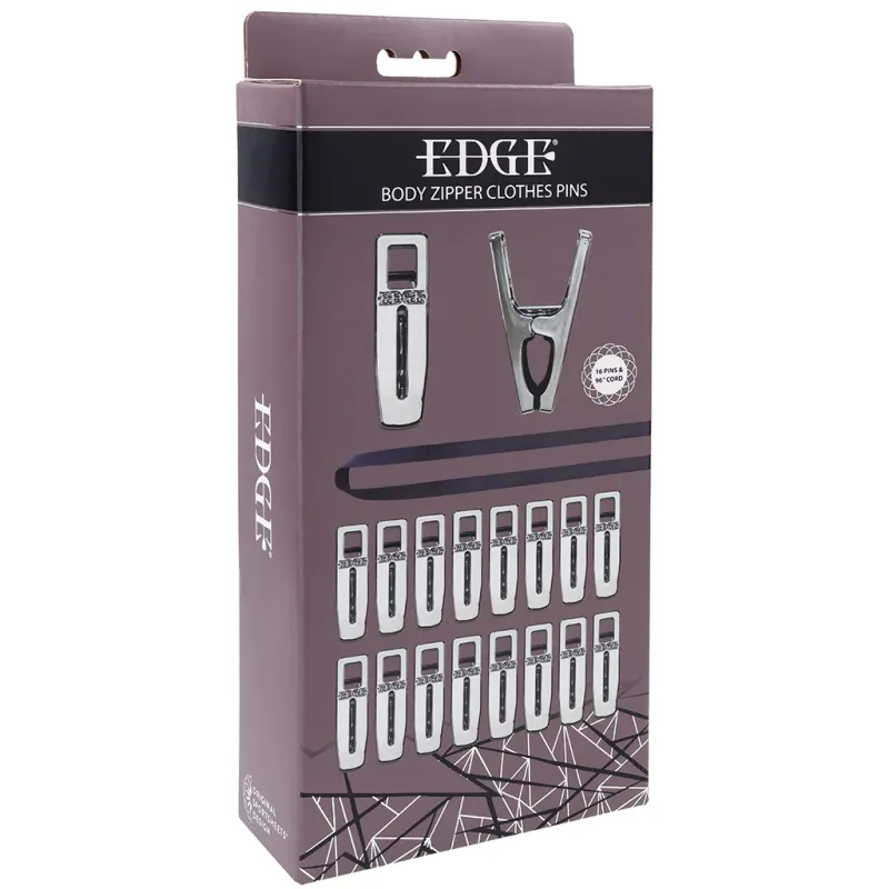 Edge Body Zipper Clothes Pin Set