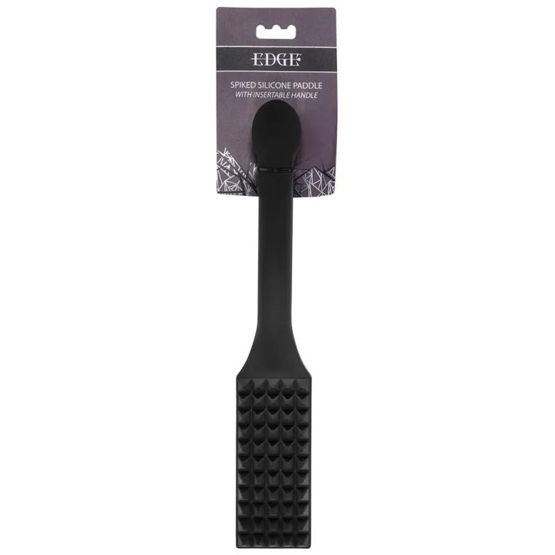 Edge Spiked Silicone Paddle with Insertable Handle