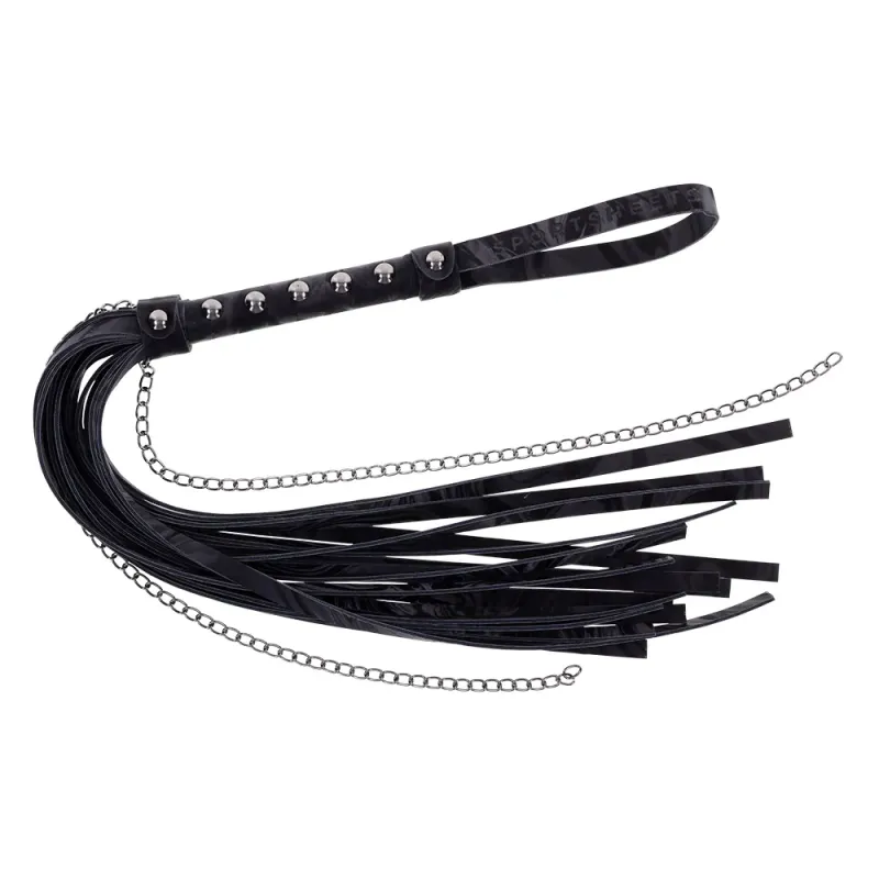 Velvet Noir Chain Flogger