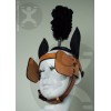 Pony Fetish Leather Bridle with Blinders