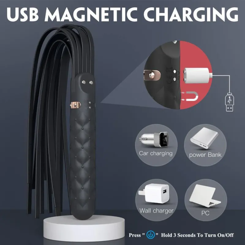 Vibrating Discipline Flogger