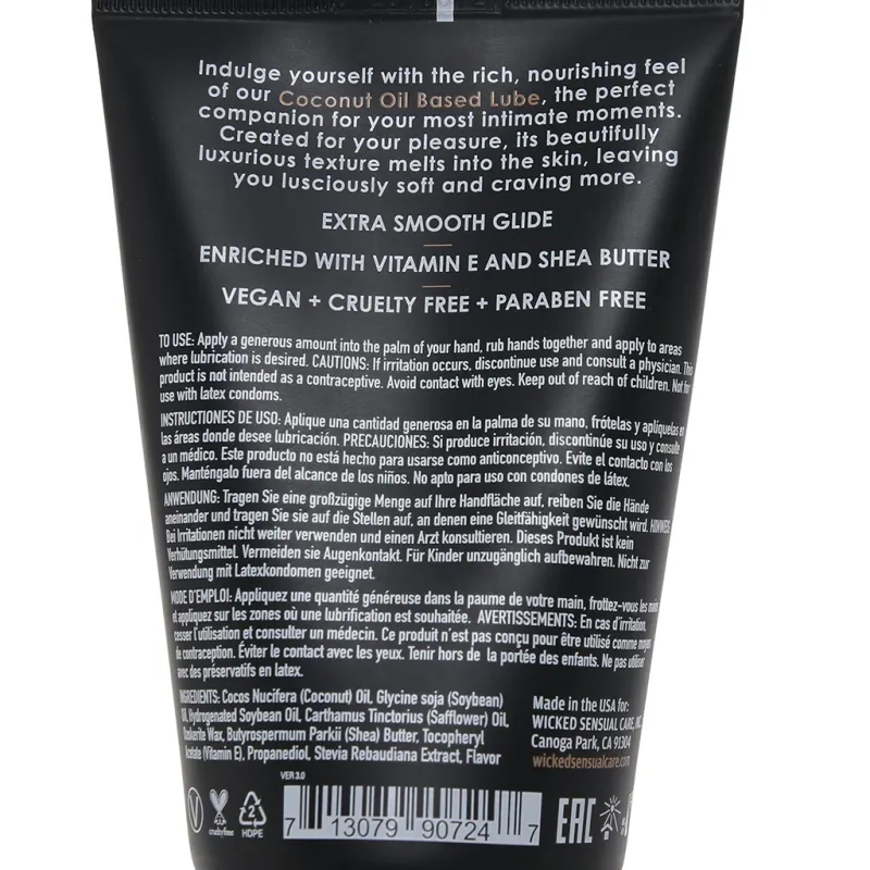 Coconut Oil Based Lube in 4oz/120ml