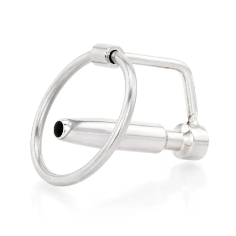 Smooth Tapered Urethral Penis Plug with Glans Ring