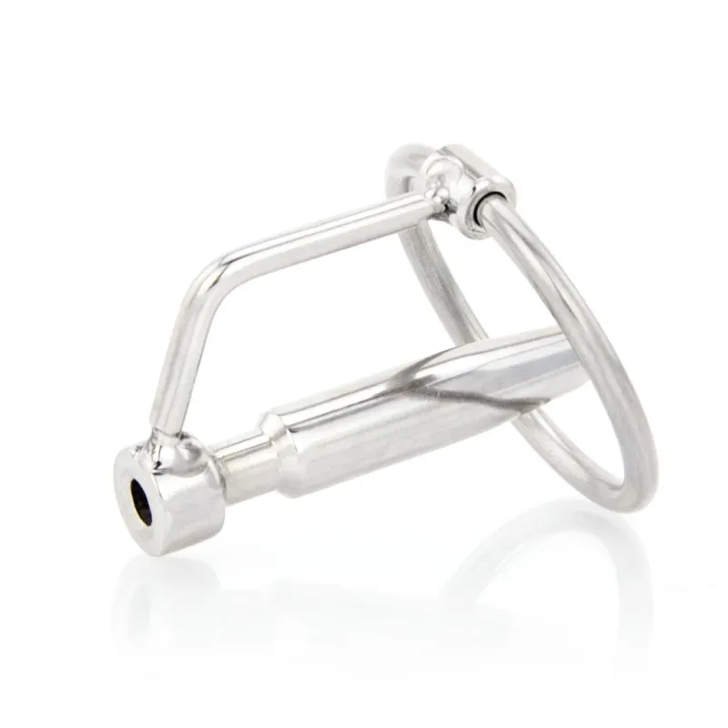 Smooth Tapered Urethral Penis Plug with Glans Ring