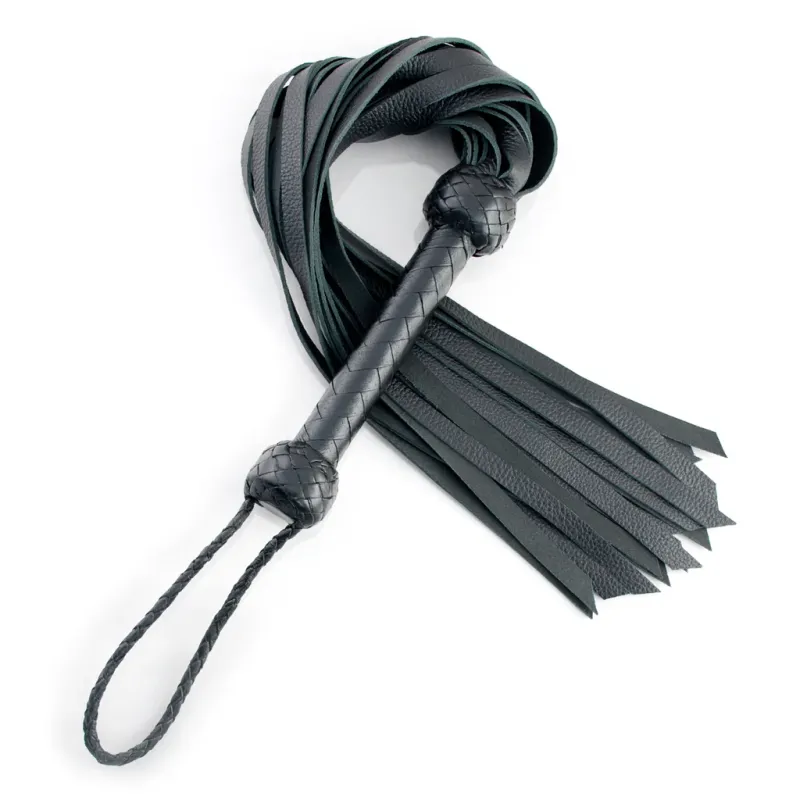 Buffalo Hide Flogger - Black