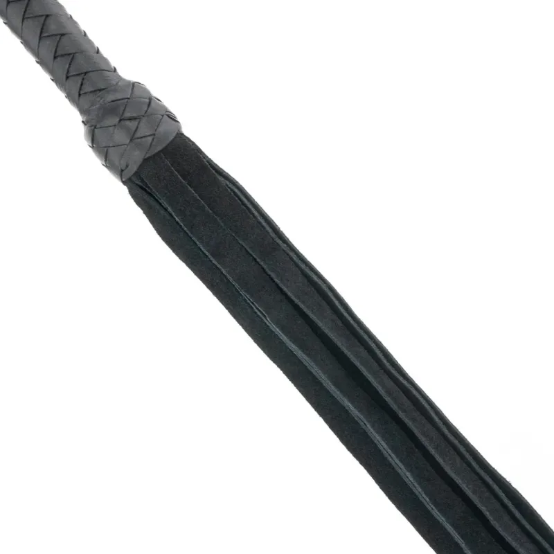 Mini Flogger - Black Suede