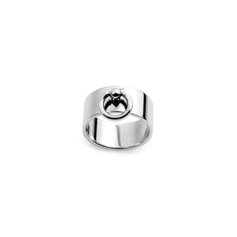 "Story of O" Stainless Steel Ring - Small