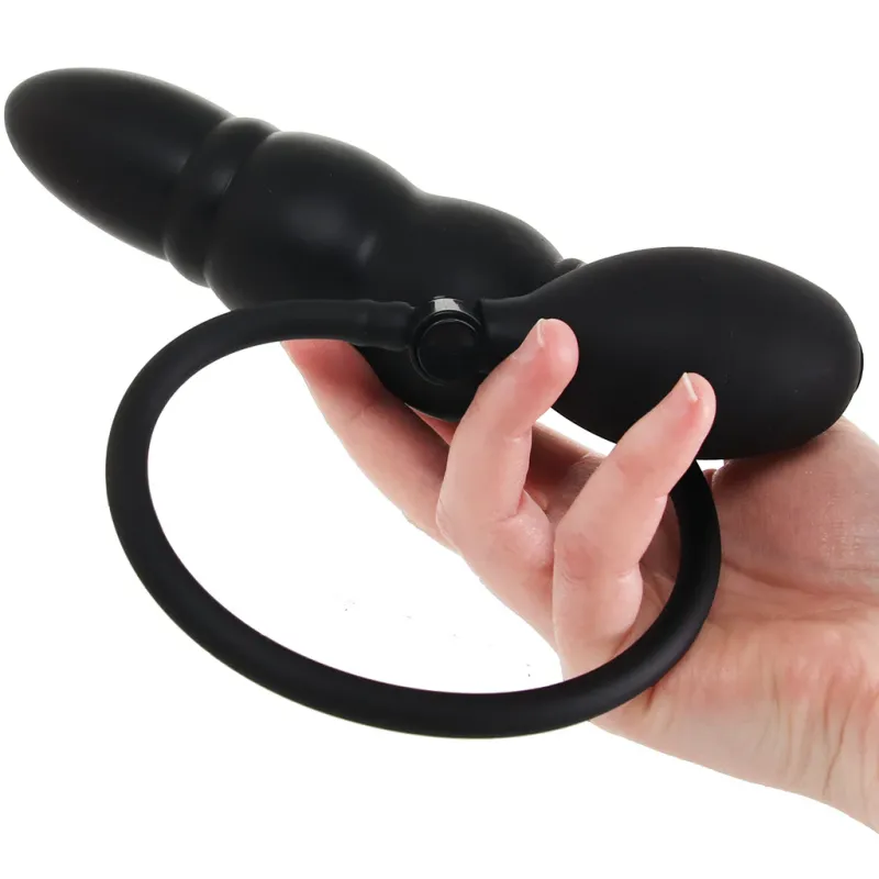 Size Up 5.5 Inch Ripple Inflatable Butt Plug
