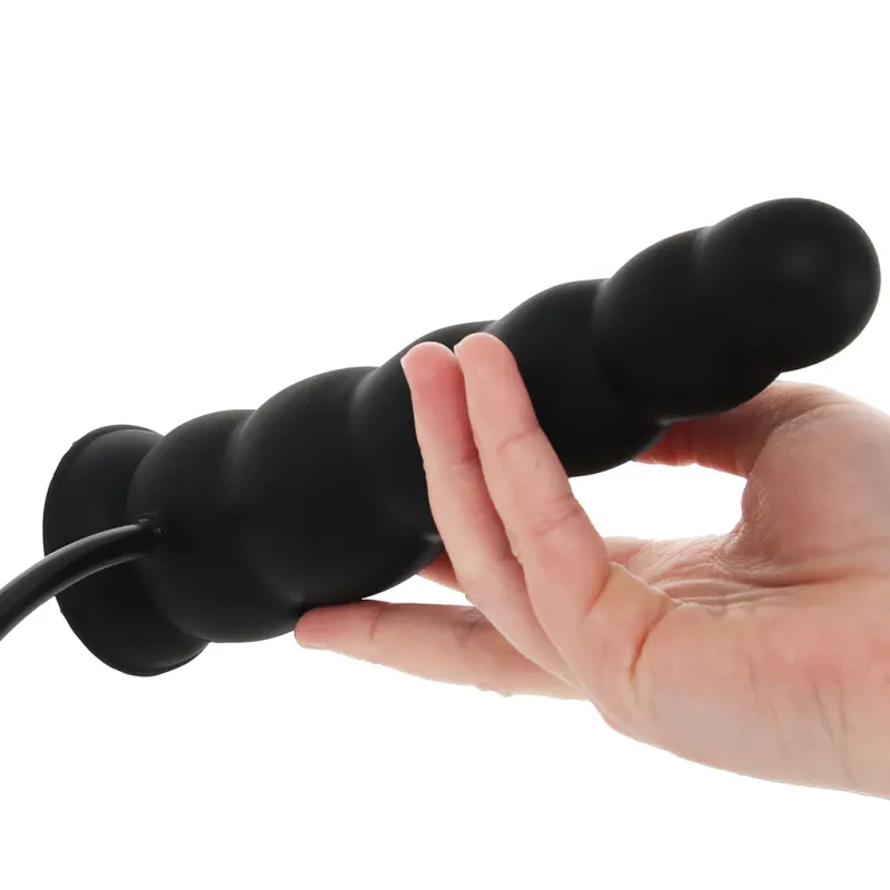Size Up 7 Inch Ripple Inflatable Butt Plug