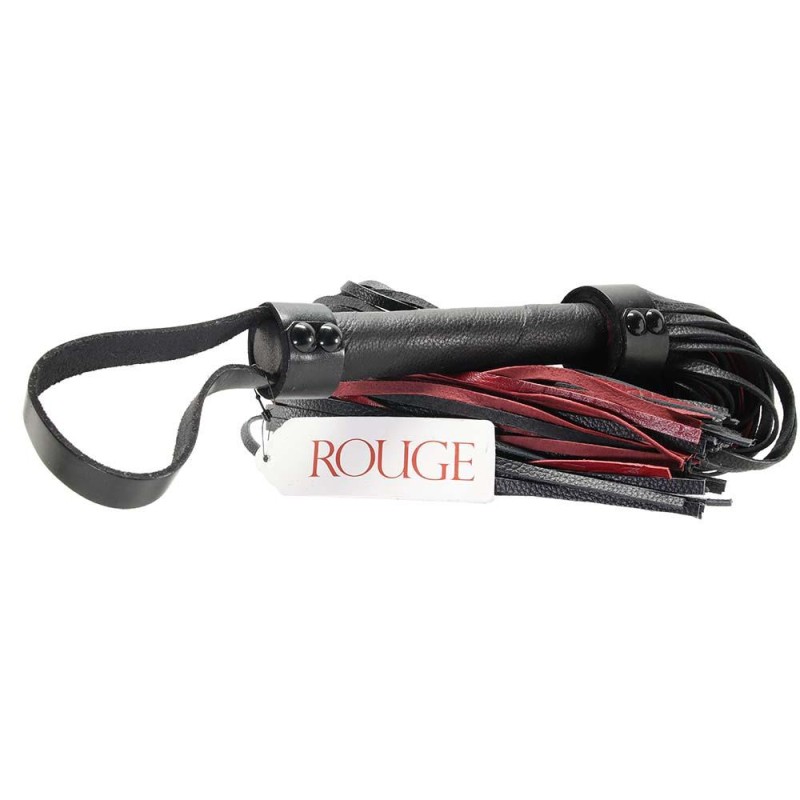 Rouge Suede Flogger Black & Purple