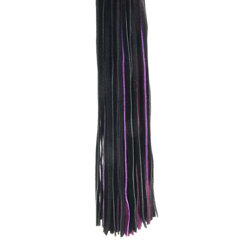 Rouge Suede Flogger Black & Purple