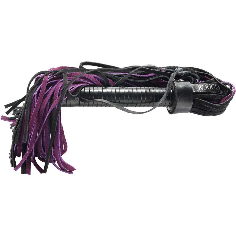 Rouge Suede Flogger Black & Purple