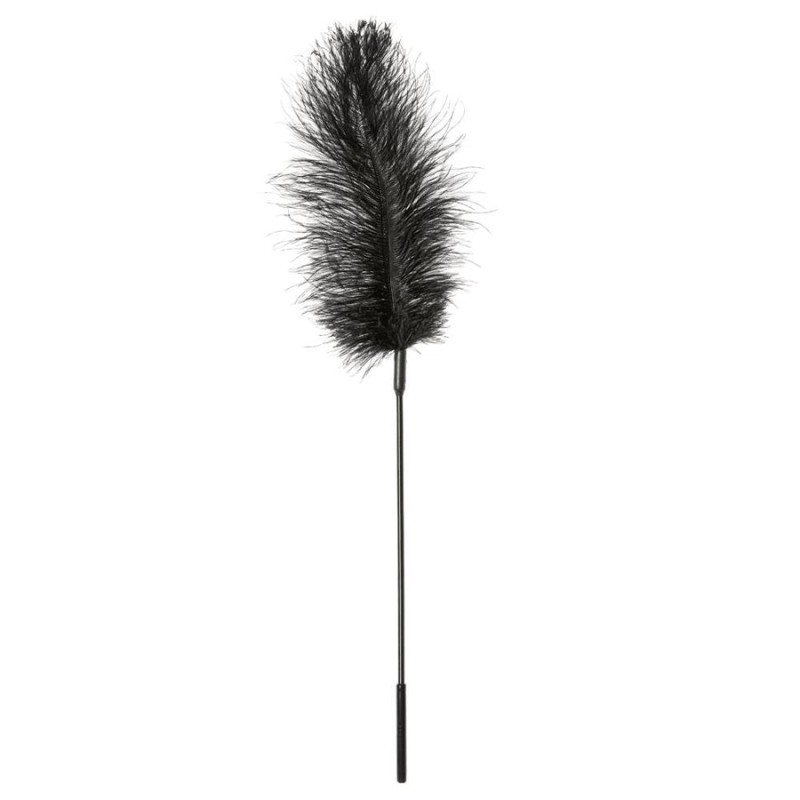 Ostrich Feather Tickler in Black