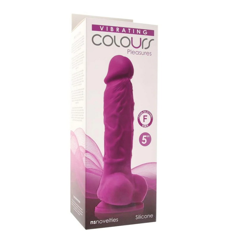 Colours Pleasures 5 Inch Vibe in Purple