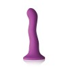 Colours Wave 6” Firm Silicone Dildo Purple