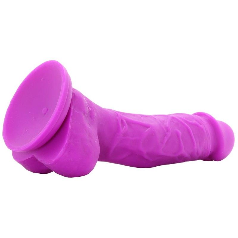Colours 5 Dual Density Dildo Purple