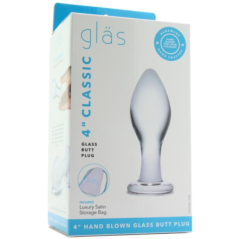 gläs 4 Classic Glass Butt Plug