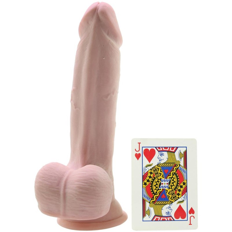 King Cock Plus Triple Density 7.5 Inch Ballsy Cock in Light