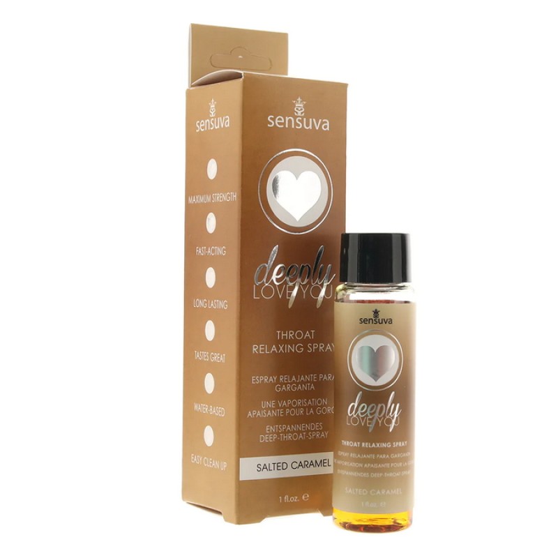 Deeply Love You Throat Relaxer 1oz/29.6ml in Salted Caramel