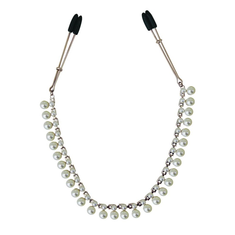 Sincerely Pearl Chain Nipple Clamps