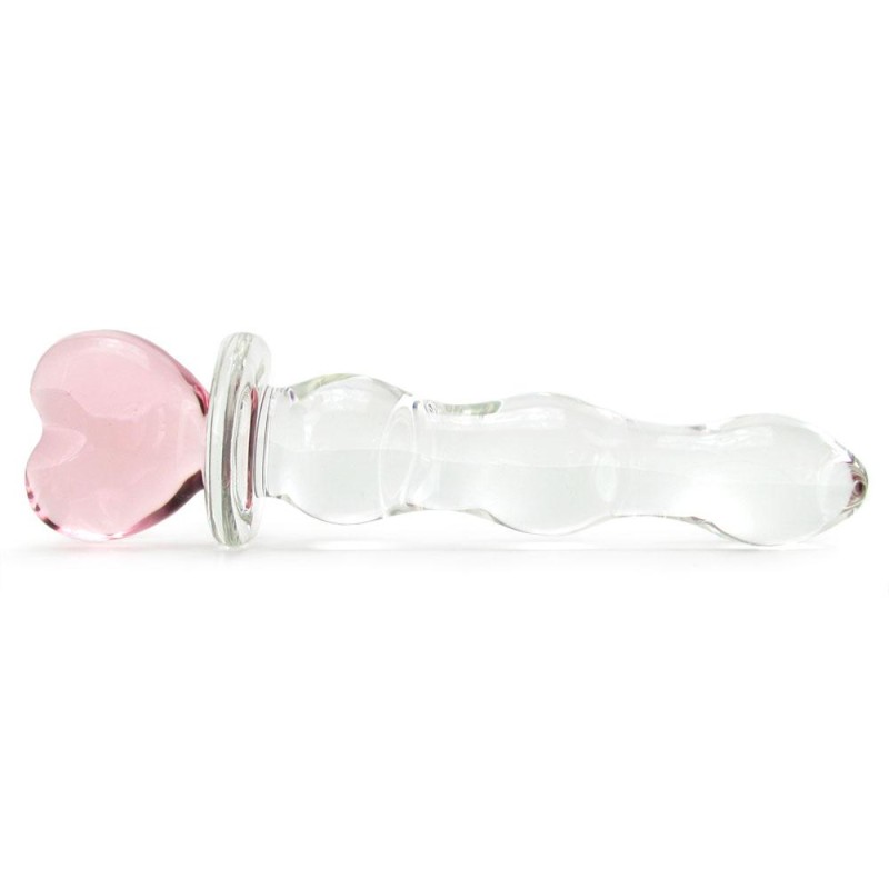 Crystal Heart of Glass Dildo