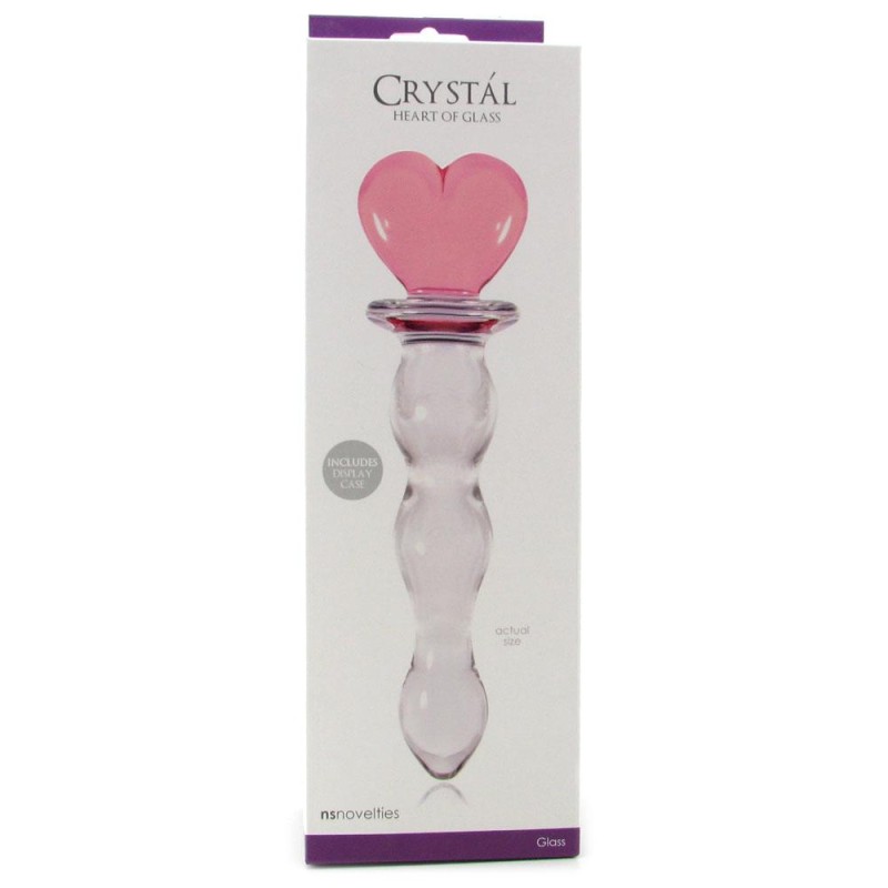 Crystal Heart of Glass Dildo