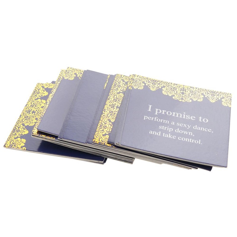 Naughty Boudoir Promises Cards
