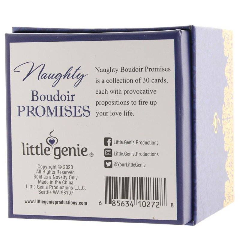 Naughty Boudoir Promises Cards