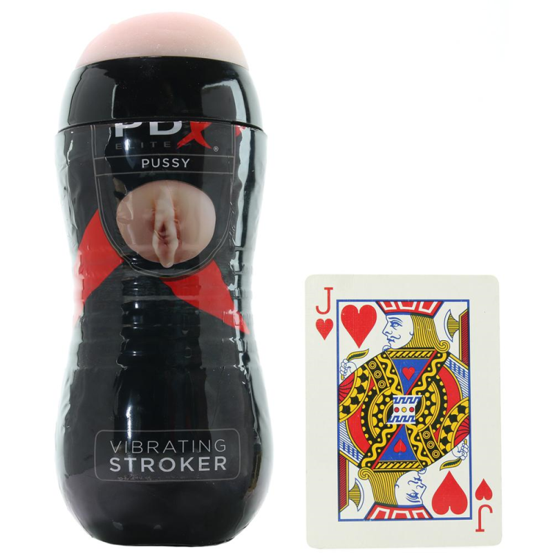 PDX Elite Vibrating Pussy Stroker