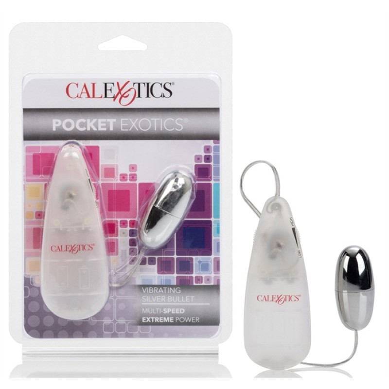 Pocket Exotics Vibrating Silver Bullet