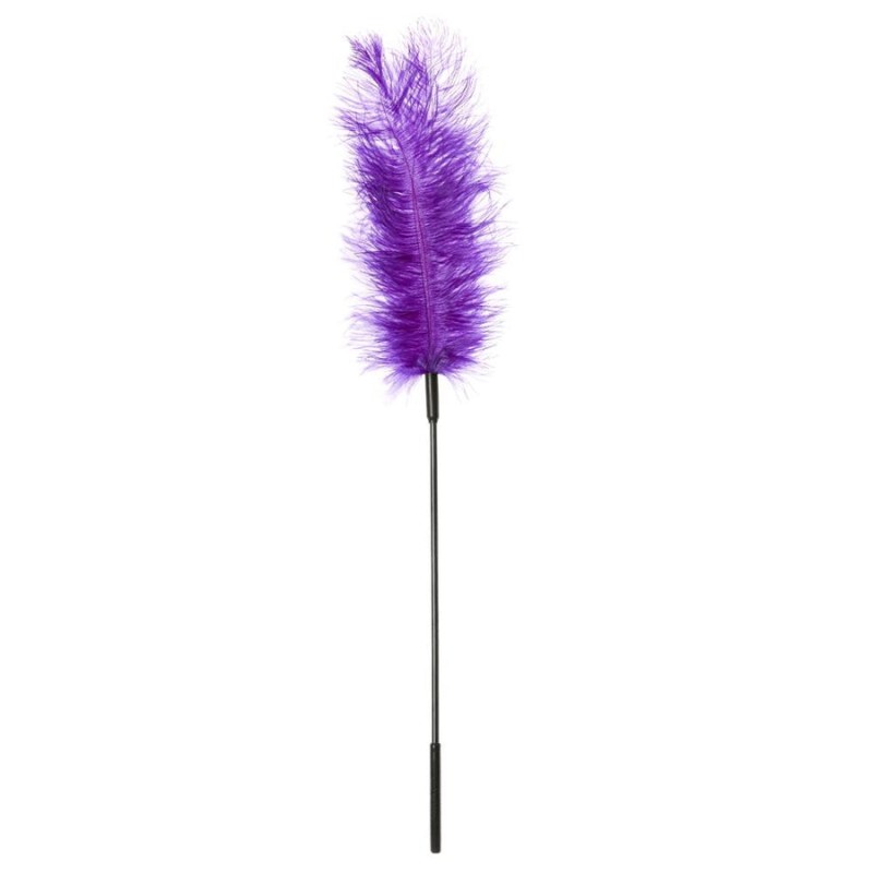 Ostrich Feather Tickler in Purple