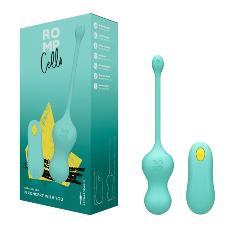 Romp Cello Remote Egg Vibe