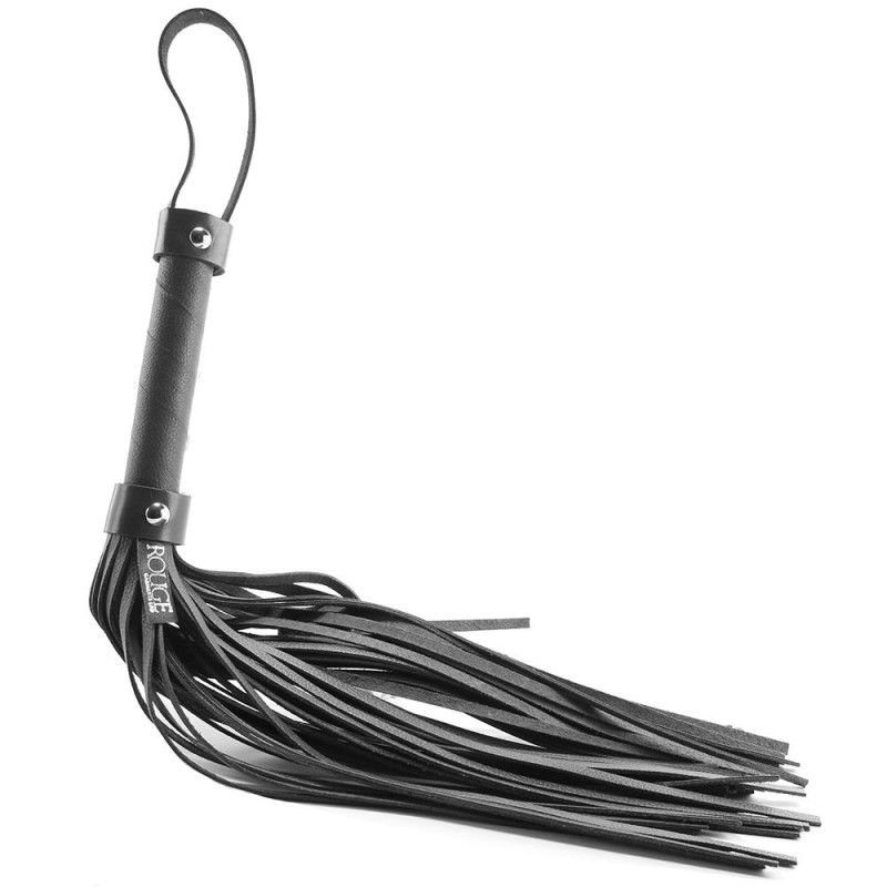 Rouge Leather Flogger in Black