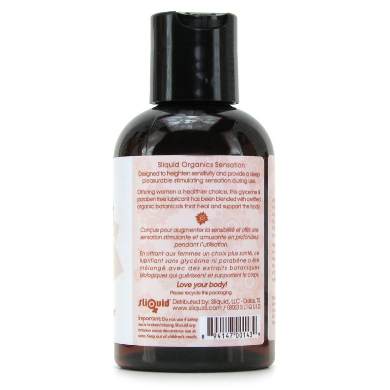 Sliquid Organics Sensations Lubricant 2oz