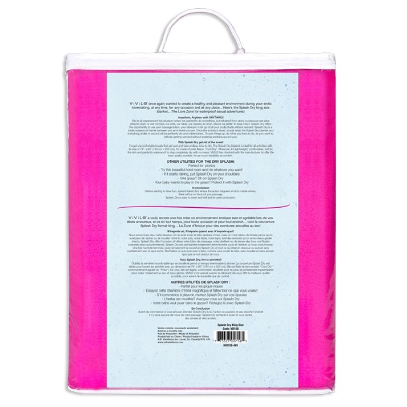 Splash Dry Waterproof Blanket Queen Size