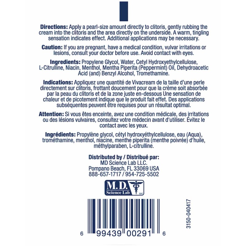 Viva Cream Stimulating Gel 10ml