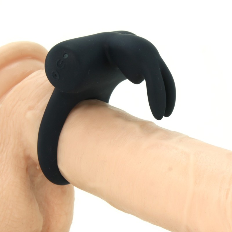 Frisky Bunny Rechargeable Vibrating Cock Ring