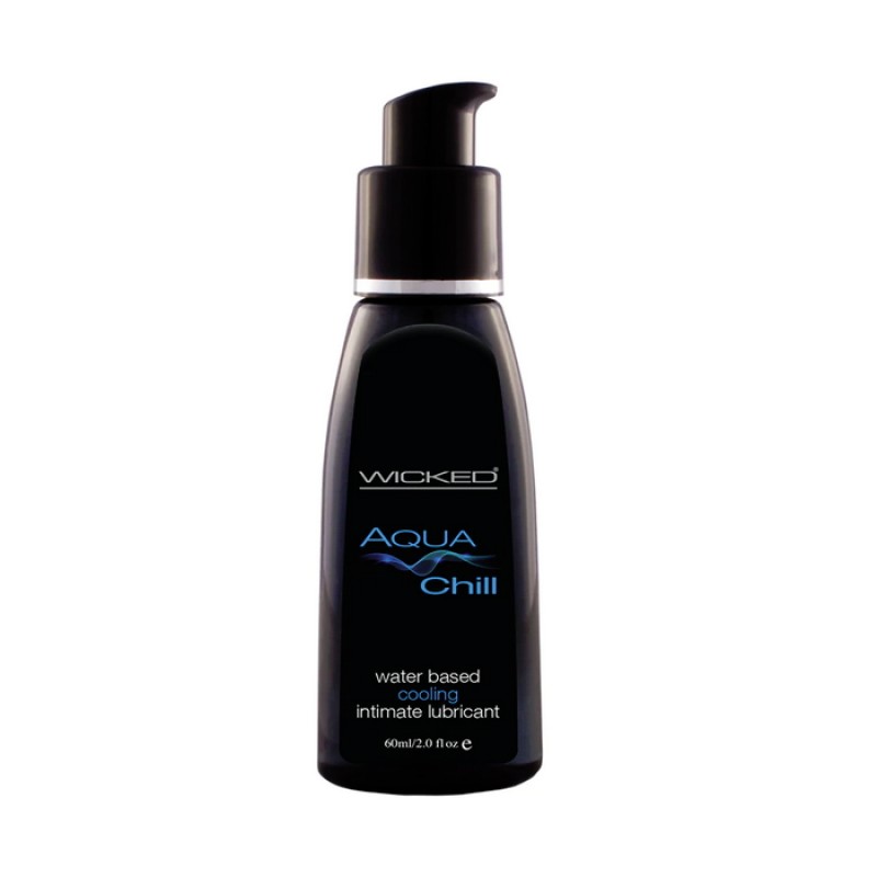 Aqua Chill Cooling Water Based Lube in 2oz/60mL