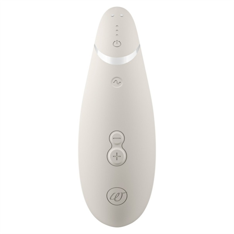 Womanizer Premium2 Clitoral Stimulator in Grey/Silver